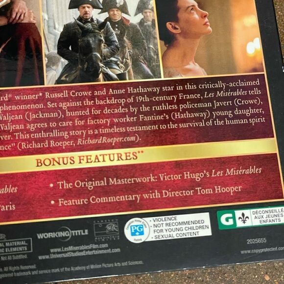 Les Miserables Preowned Movie - Picture 3 of 5